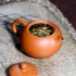 Ісінський чайник ⚡ заварювальний глиняний, форма Сі Ши, 110 мл